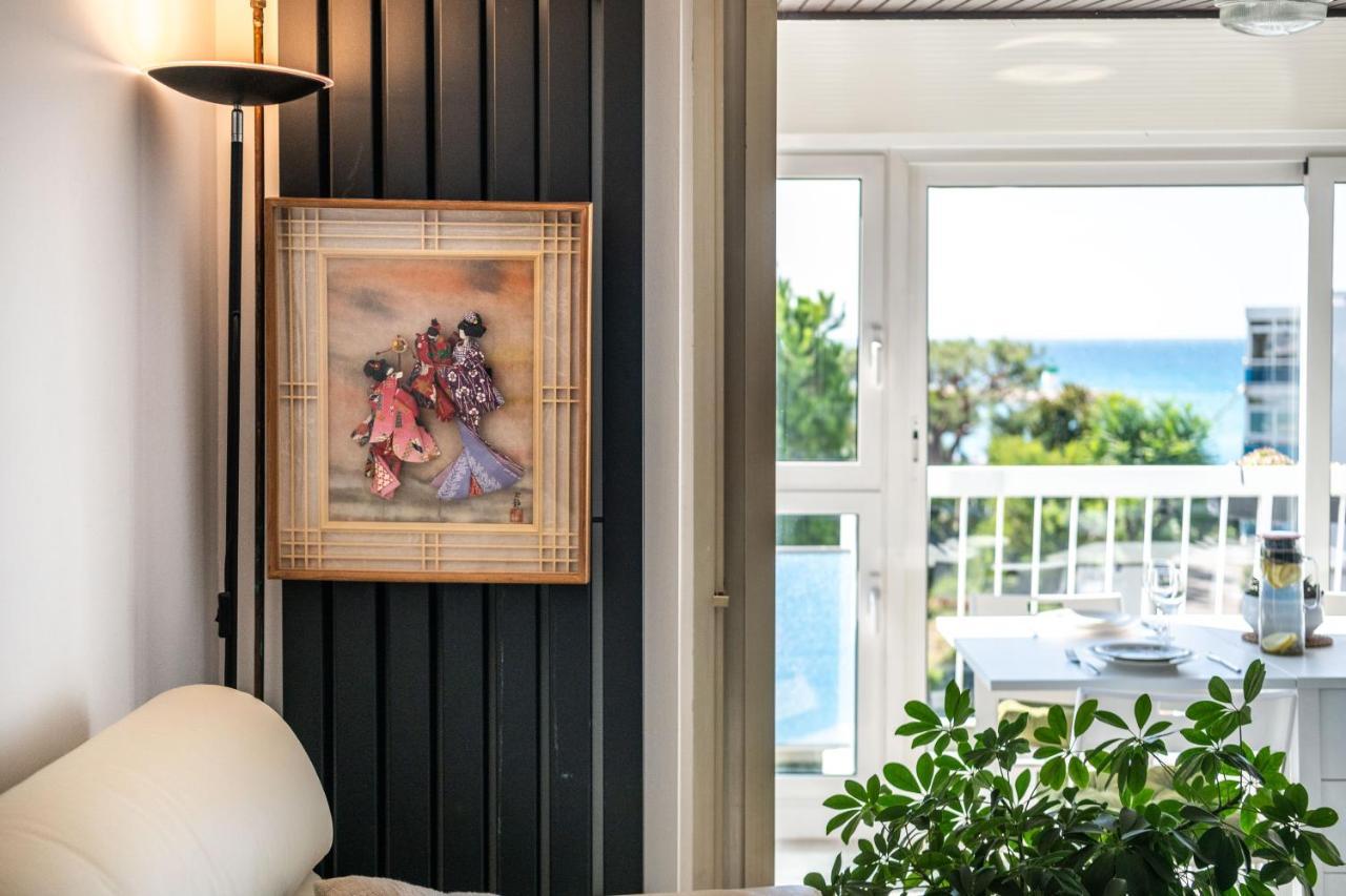 Residence Mediterranee - Beachfront - Sun And Seaview - Pool - Private Parking Cagnes-sur-Mer Bagian luar foto