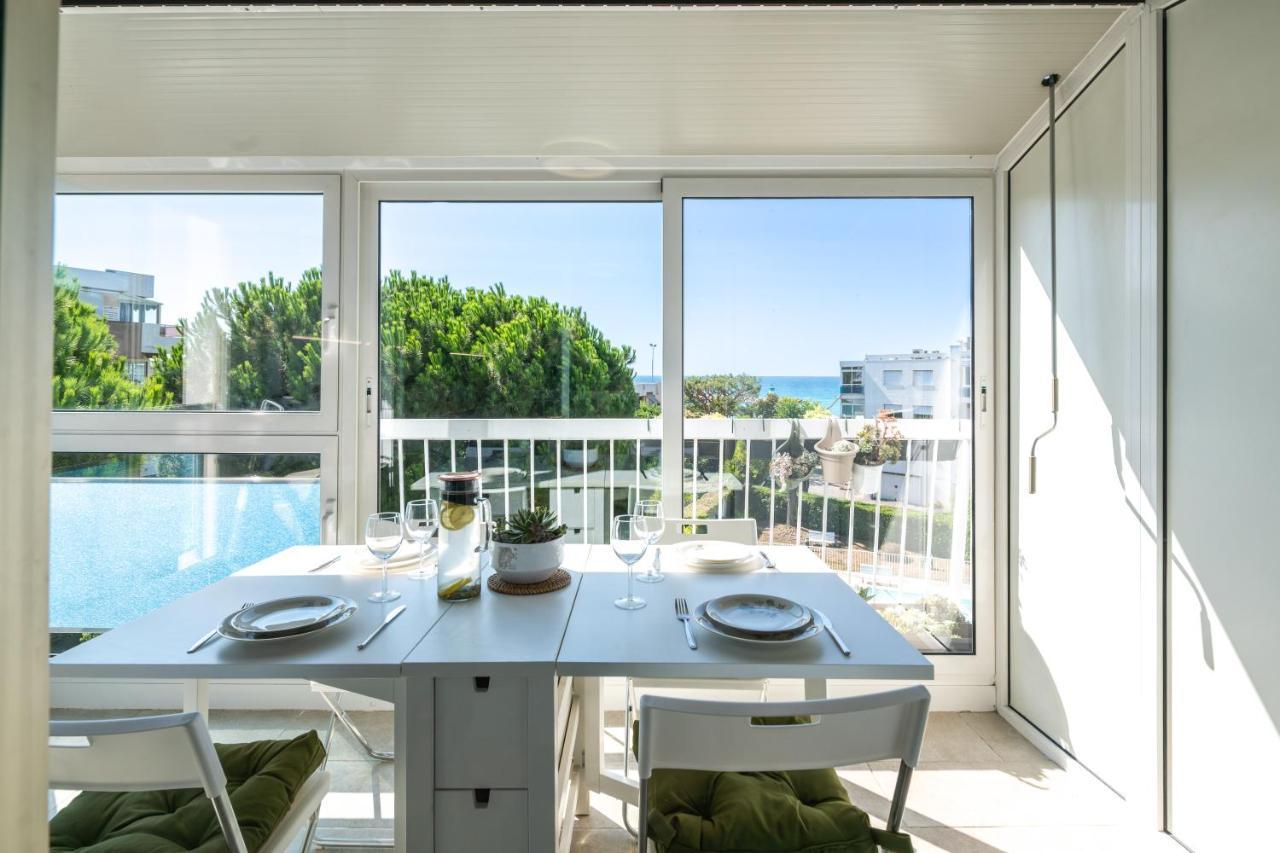 Residence Mediterranee - Beachfront - Sun And Seaview - Pool - Private Parking Cagnes-sur-Mer Bagian luar foto